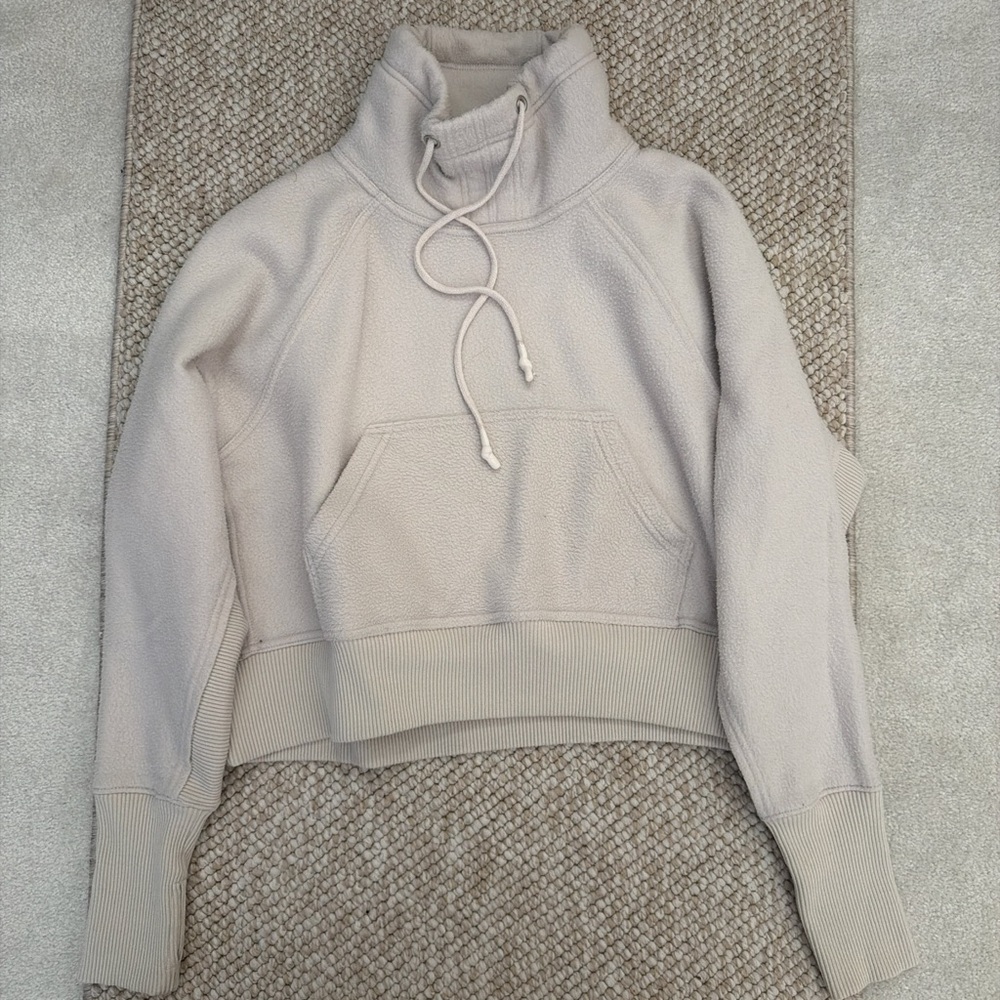 FP Movement by Free People Cream Turtleneck Sweater